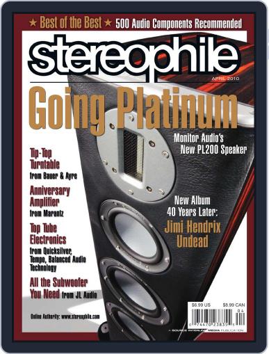 Stereophile March 23rd, 2010 Digital Back Issue Cover