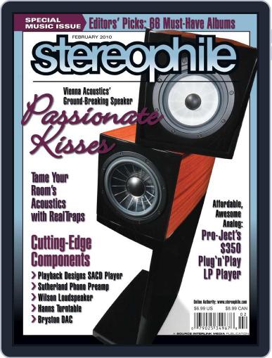 Stereophile January 19th, 2010 Digital Back Issue Cover
