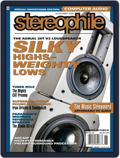 Stereophile October 20th, 2009 Digital Back Issue Cover