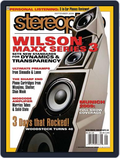 Stereophile August 11th, 2009 Digital Back Issue Cover