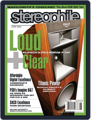 Stereophile May 19th, 2009 Digital Back Issue Cover