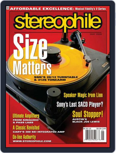 Stereophile April 21st, 2009 Digital Back Issue Cover