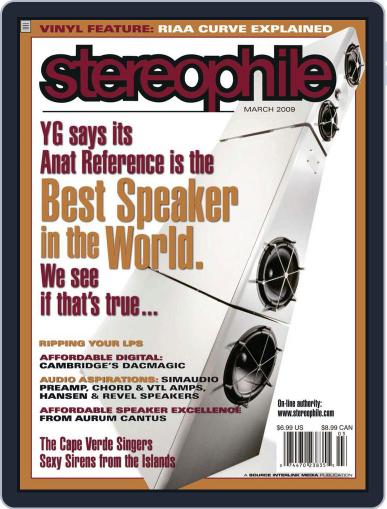 Stereophile February 17th, 2009 Digital Back Issue Cover