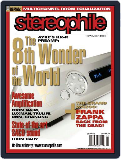 Stereophile October 21st, 2008 Digital Back Issue Cover