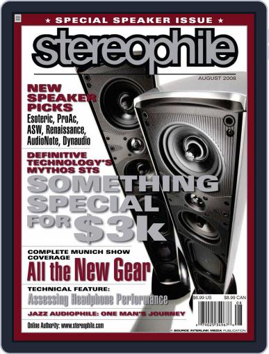 Stereophile July 15th, 2008 Digital Back Issue Cover