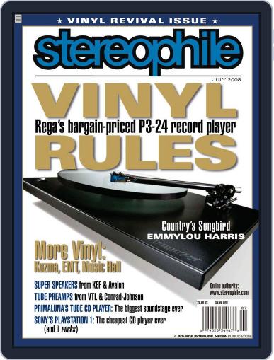 Stereophile June 17th, 2008 Digital Back Issue Cover