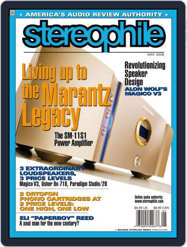 Stereophile April 24th, 2008 Digital Back Issue Cover