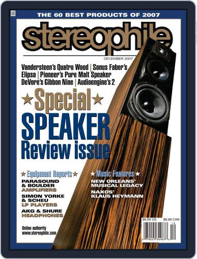 Stereophile November 20th, 2007 Digital Back Issue Cover