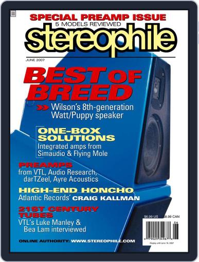 Stereophile May 22nd, 2007 Digital Back Issue Cover