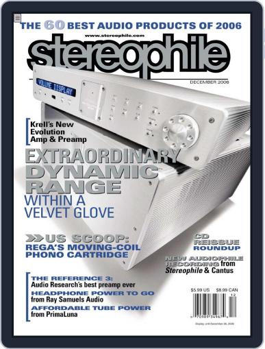 Stereophile November 7th, 2006 Digital Back Issue Cover