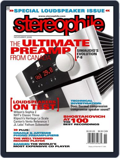 Stereophile October 16th, 2006 Digital Back Issue Cover