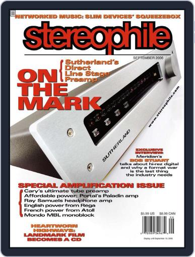 Stereophile August 11th, 2006 Digital Back Issue Cover