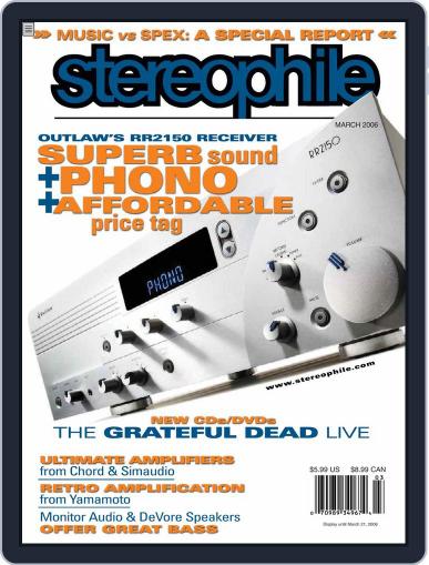 Stereophile February 21st, 2006 Digital Back Issue Cover