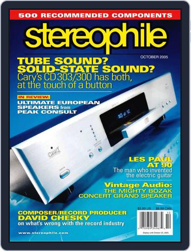 Stereophile September 21st, 2005 Digital Back Issue Cover