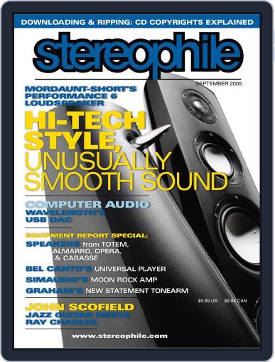 Stereophile August 23rd, 2005 Digital Back Issue Cover