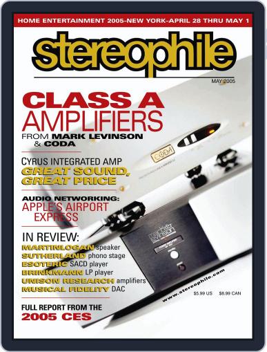 Stereophile April 19th, 2005 Digital Back Issue Cover