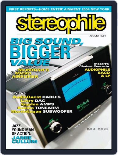 Stereophile July 22nd, 2004 Digital Back Issue Cover