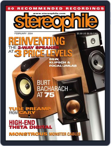 Stereophile January 21st, 2004 Digital Back Issue Cover