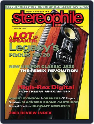 Stereophile December 23rd, 2003 Digital Back Issue Cover