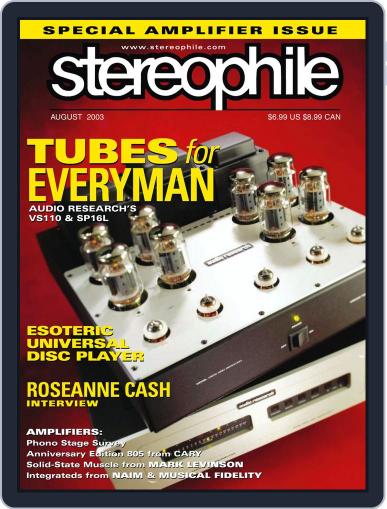 Stereophile July 15th, 2003 Digital Back Issue Cover
