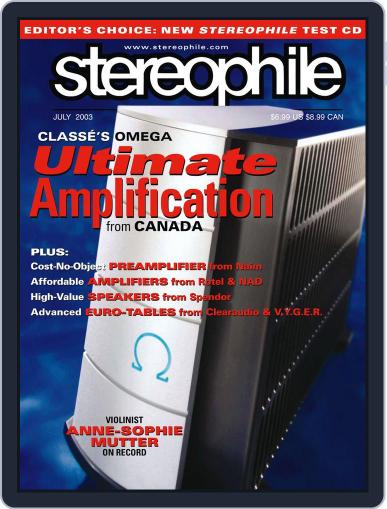 Stereophile June 23rd, 2003 Digital Back Issue Cover