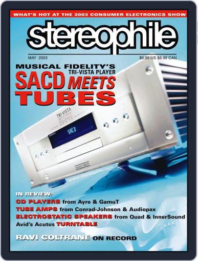 Stereophile April 22nd, 2003 Digital Back Issue Cover
