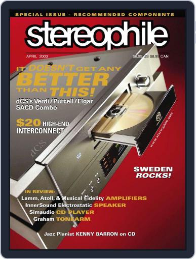 Stereophile March 25th, 2003 Digital Back Issue Cover