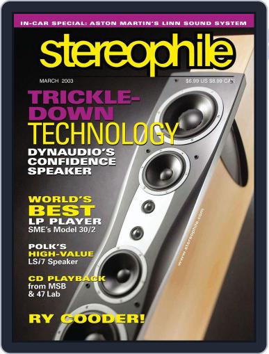 Stereophile February 25th, 2003 Digital Back Issue Cover