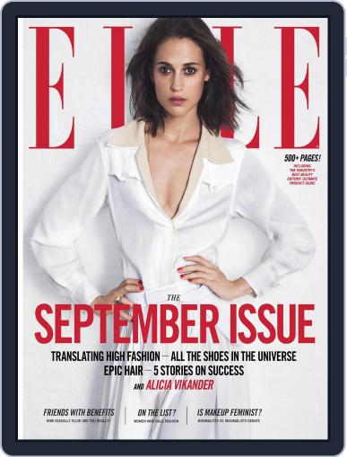 Elle September 1st, 2017 Digital Back Issue Cover