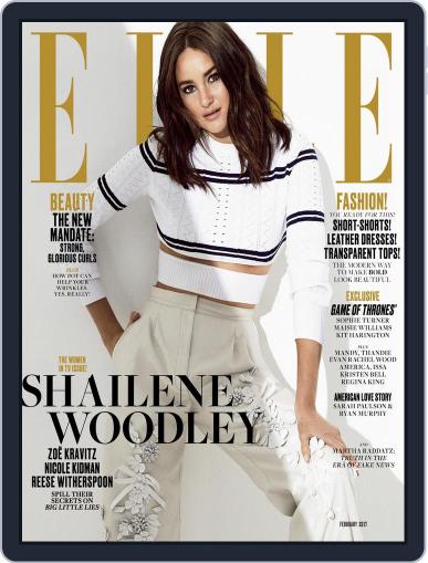 Elle February 1st, 2017 Digital Back Issue Cover
