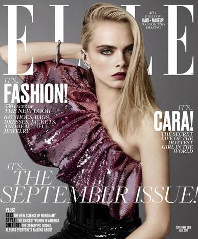 Elle August 15th, 2016 Digital Back Issue Cover