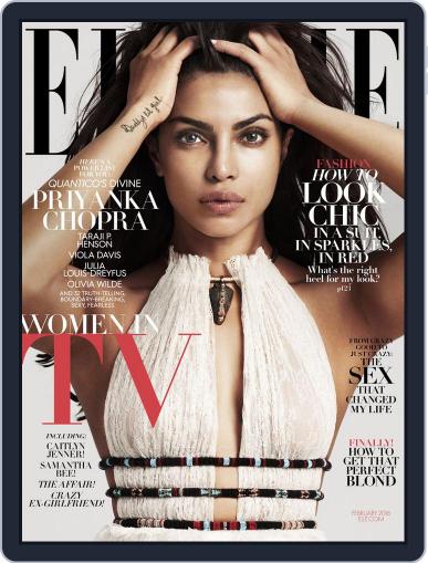 Elle February 1st, 2016 Digital Back Issue Cover