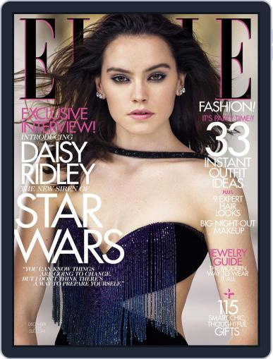 Elle December 1st, 2015 Digital Back Issue Cover