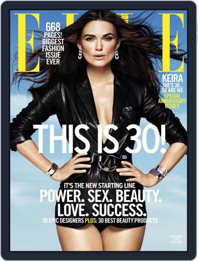 Elle September 1st, 2015 Digital Back Issue Cover