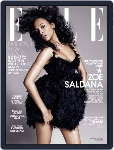 Elle November 1st, 2014 Digital Back Issue Cover
