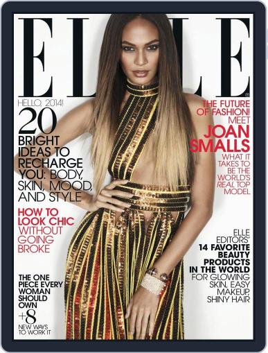 Elle December 12th, 2013 Digital Back Issue Cover