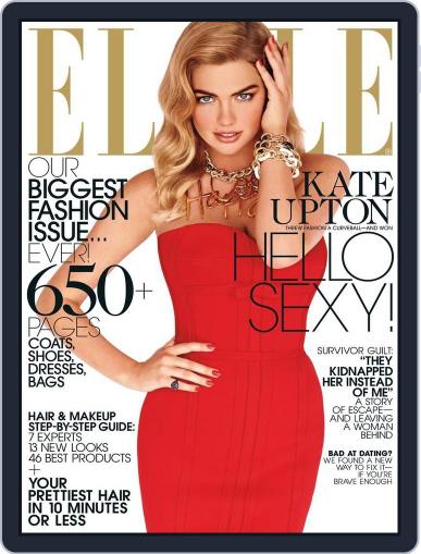 Elle August 8th, 2013 Digital Back Issue Cover