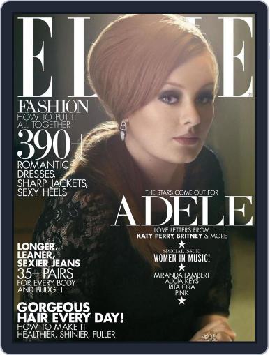 Elle April 20th, 2013 Digital Back Issue Cover