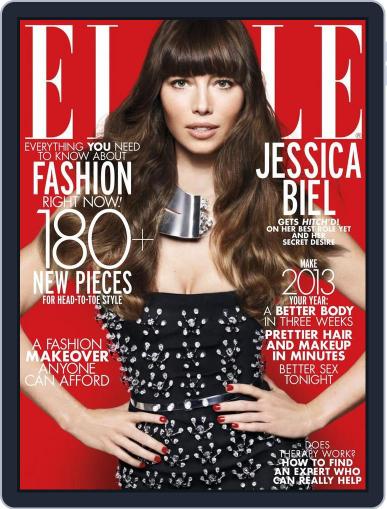 Elle December 12th, 2012 Digital Back Issue Cover