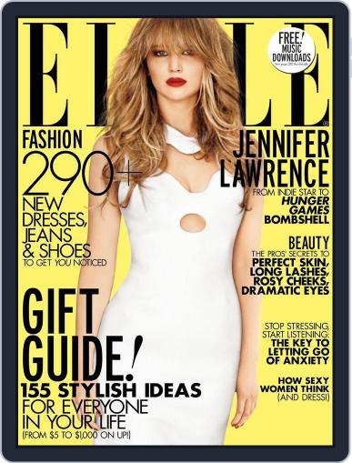 Elle November 8th, 2012 Digital Back Issue Cover
