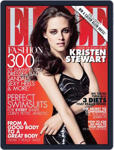 Elle June 1st, 2012 Digital Back Issue Cover
