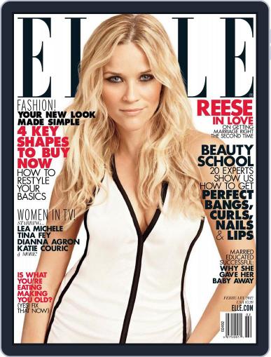 Elle January 17th, 2012 Digital Back Issue Cover