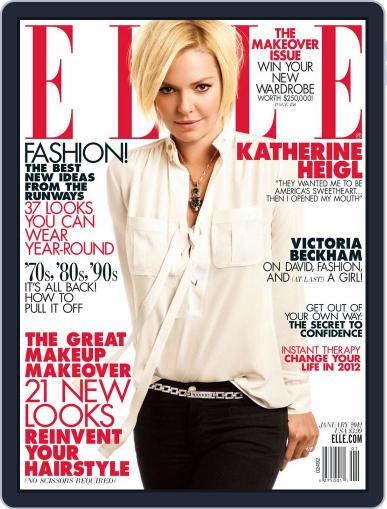 Elle December 13th, 2011 Digital Back Issue Cover
