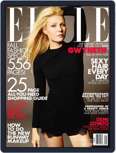 Elle August 9th, 2011 Digital Back Issue Cover
