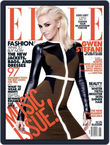 Elle April 15th, 2011 Digital Back Issue Cover
