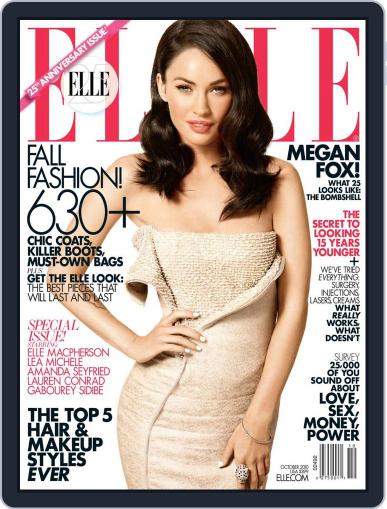 Elle September 23rd, 2010 Digital Back Issue Cover