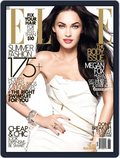 Elle May 30th, 2009 Digital Back Issue Cover