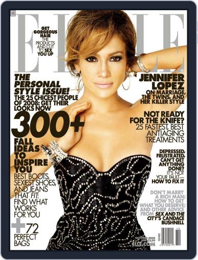 Elle September 25th, 2008 Digital Back Issue Cover
