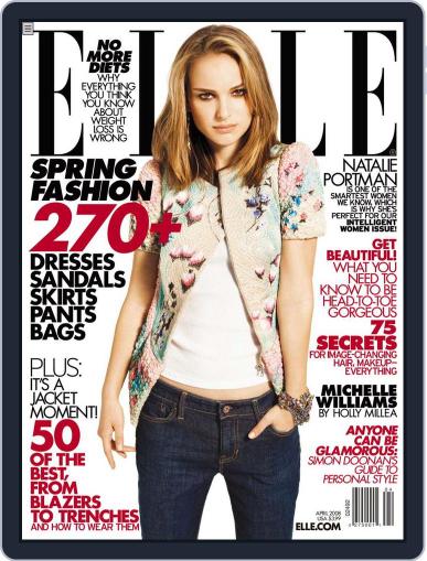 Elle March 14th, 2008 Digital Back Issue Cover