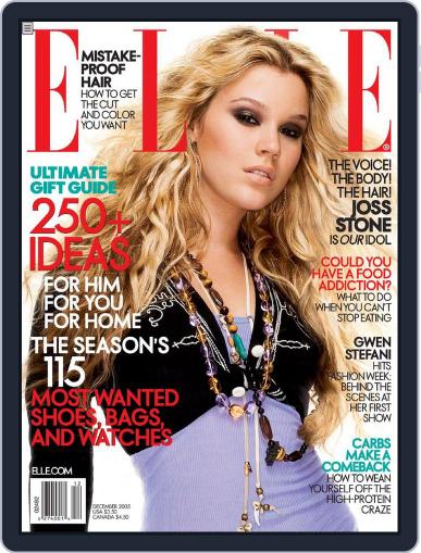 Elle November 2nd, 2005 Digital Back Issue Cover